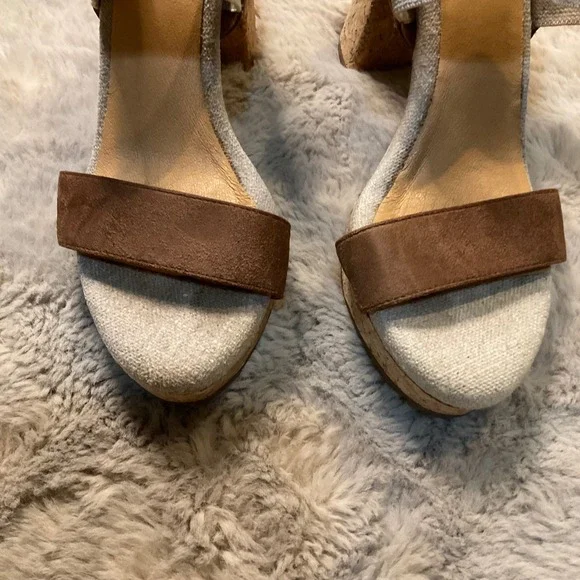 Yellowbox Amil Block Heeled‎ Sandals Cork Platform Size 8.5 Womens - Picture 3 of 11